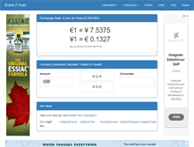 Tablet Screenshot of euros2yuan.com